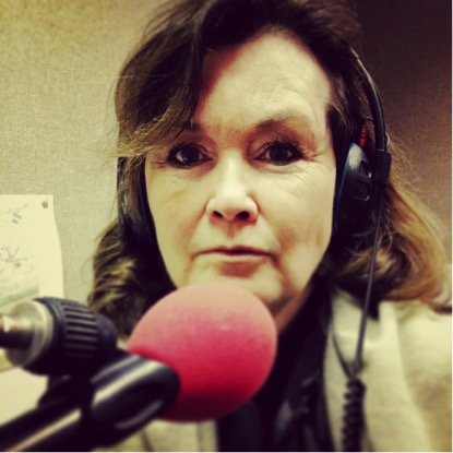 Wendy podcasting